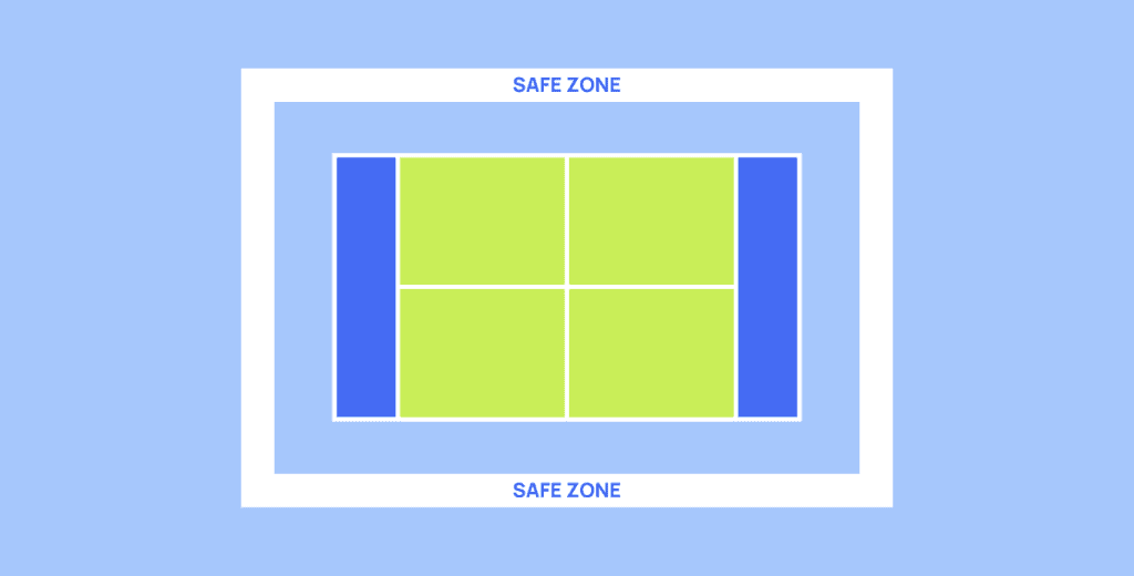 Стандартные размеры корта для падел-тенниса