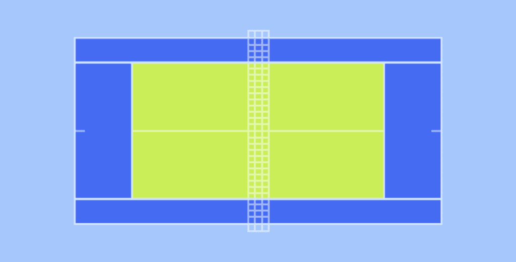 Стандартные размеры корта для падел-тенниса