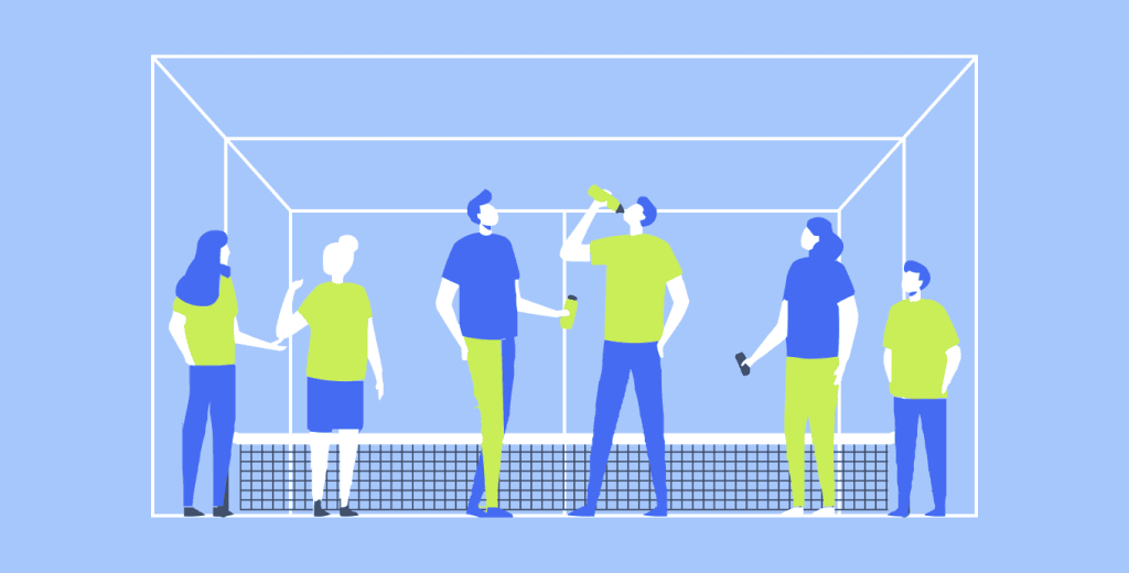 атмосфера в падел клубе