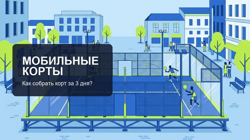 Мобильные площадки для падел-тенниса: бывают ли мобильные корты для падел и зачем они используются? Мобильные площадки для падел-тенниса: бывают ли мобильные корты для падел и зачем они используются?