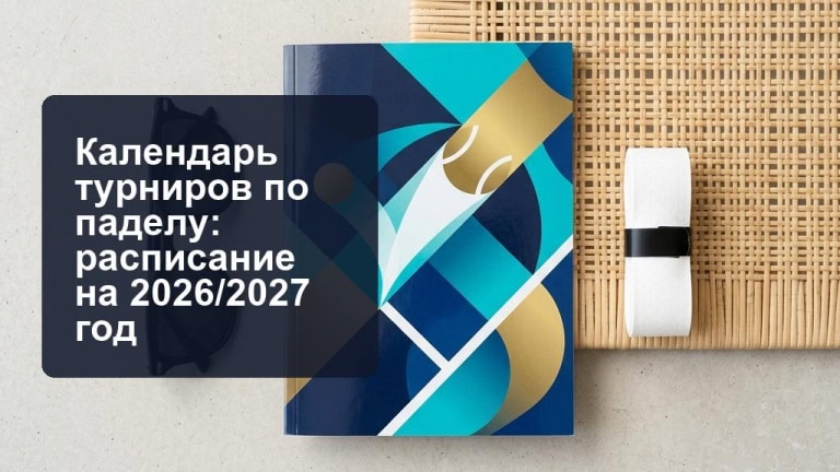 Календарь турниров по падел теннису: расписание на 2026 год