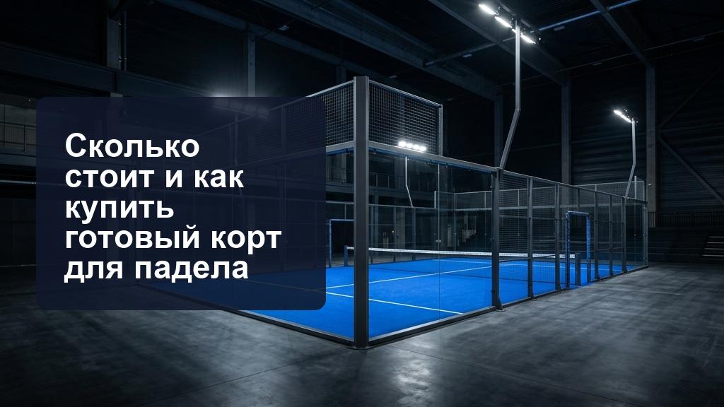 Производство падел кортов: сколько стоит и как купить корт Производство падел кортов: сколько стоит и как купить корт